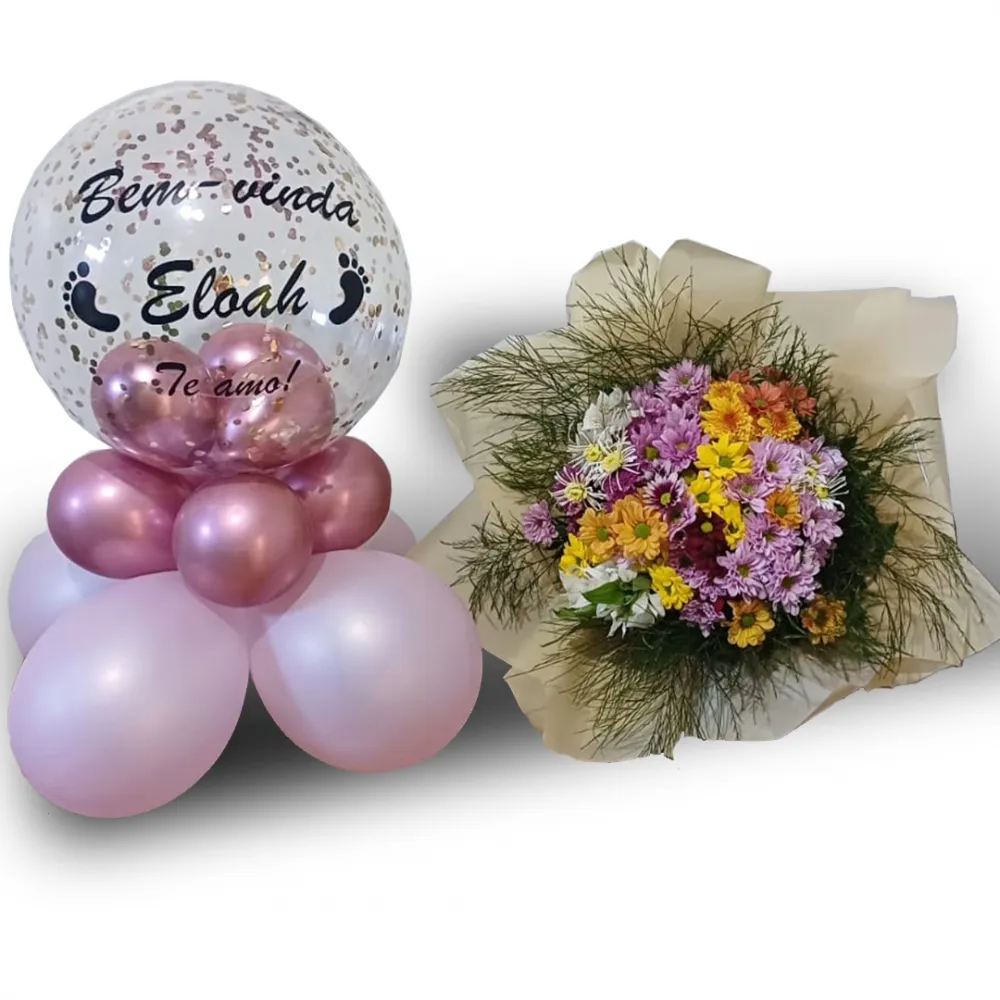 Jardim de Margaridas Mamãe e Bebê  Imagem