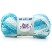 Lã Bebê Comfort Cisne 100g Super Macia - Foto 3