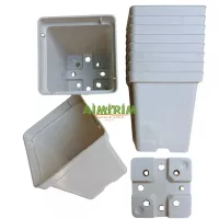 50 Vaso Branco Quadrado 12 com 550 mL  - Foto 5