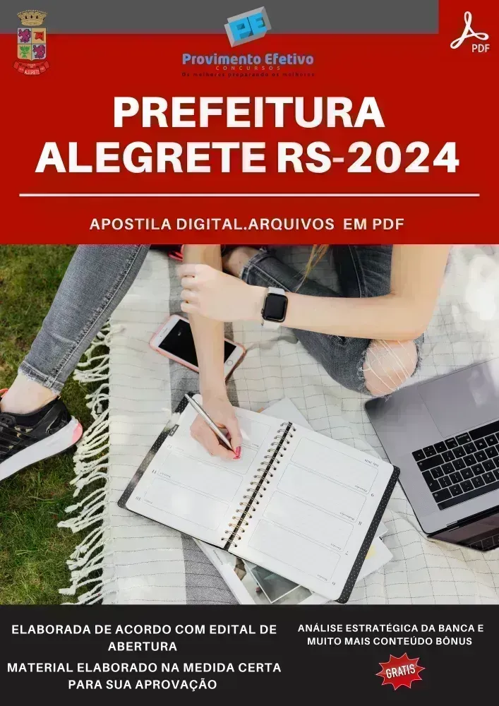 Apostila Pref Alegrete RS Técnico Informática 2024 Imagem