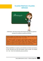 332 - Português - Gramática - Palavras Primitivas e Palavras Derivadas - 5º ano - PDF com 11 páginas - Foto 2