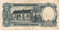 Argentina - 500 Pesos - Cédula Estrangeira - MBC - Foto 2