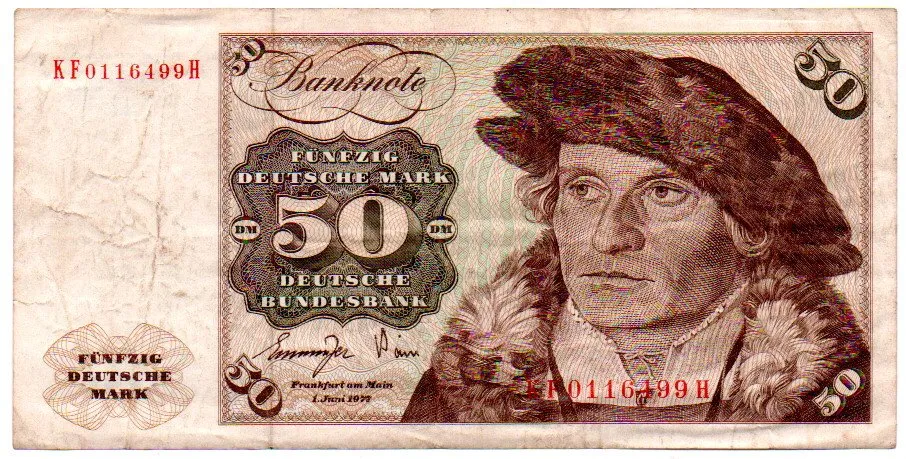 Alemanha - 50 Mark - Cédula Estrangeira - MBC