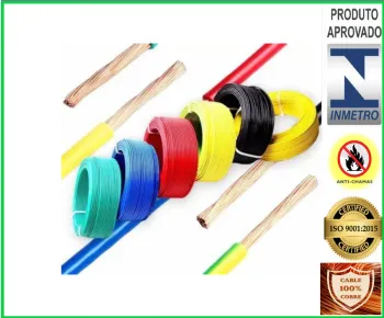 Cabo Flexível 0,30mm 1 Metros 750V Certificado inmetro 100% cobre