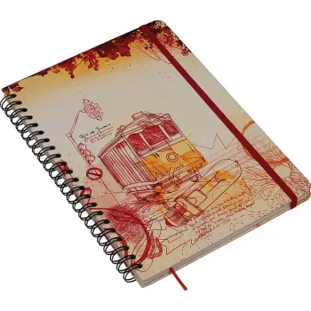 Caderno Wire-o Cicero Papelaria Rio Bondinho - 192 Folhas