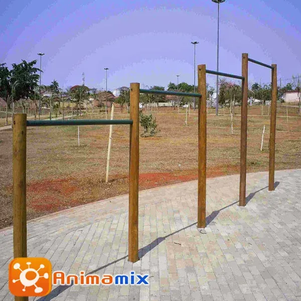 Barra de flexão 4 alturas Calistenia Imagem