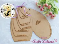 G1.631  Gabarito de Moldes  em MDF Dália Gigante  - By Fada Caldeirini