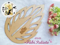 G1.646  Gabarito de Moldes  em MDF Folha Vasada 1  - By Fada Caldeirini