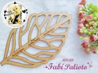 G1.647  Gabarito de Moldes  em MDF Folha Vasada 2 - By Fada Caldeirini