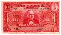 Paraguai - 10 Guaraníes - Cédula Estrangeira - MBC