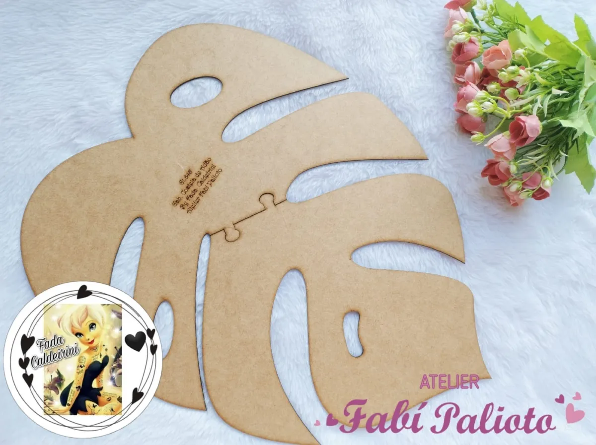 G1.648  Gabarito de Moldes  em MDF Costela de Adão - By Fada Caldeirini Imagem