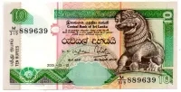 Sri Lanka - 10 Rupees - Cédula Estrangeira - Sob