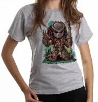 Baby look blusa feminina PREDADOR alien et extraterrestre - Foto 6