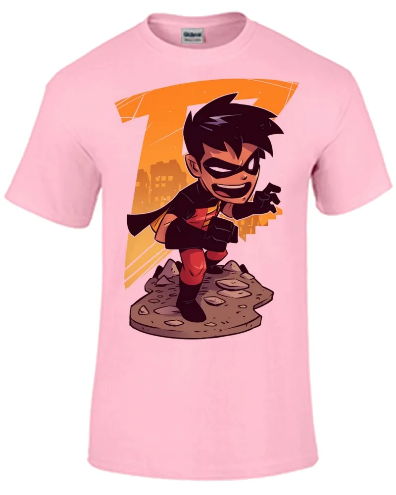 Baby look blusa feminina Robin joven Batman Jovens Titas