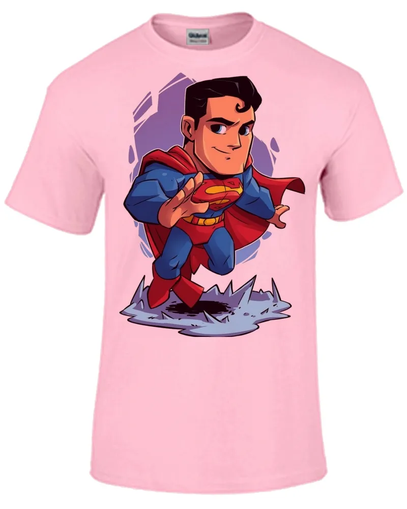 Baby look blusa feminina super homem superman liga justiça Imagem