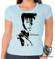 Baby look blusa feminina Perfil Logan Wolverine x men marvel - Foto 2