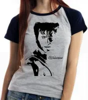 Baby look blusa feminina Perfil Logan Wolverine x men marvel - Foto 4