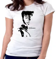 Baby look blusa feminina Perfil Logan Wolverine x men marvel - Foto 5