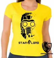 Baby look blusa feminina Senhor das estrelas máscara pete quill - Foto 3