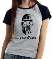 Baby look blusa feminina Senhor das estrelas máscara pete quill - Foto 4