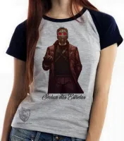 Baby look blusa feminina Senhor das Estrelas peter quill hero marvel - Foto 4