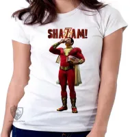 Baby look blusa feminina Shazam heroi - Foto 5