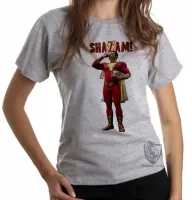 Baby look blusa feminina Shazam heroi - Foto 6