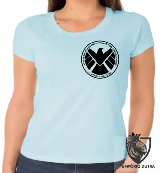 Baby look blusa feminina Shield símbolo vingadores avengers - Foto 2