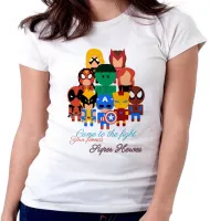 Baby look blusa feminina Super Heroes marvel geek vingadores avengers - Foto 5