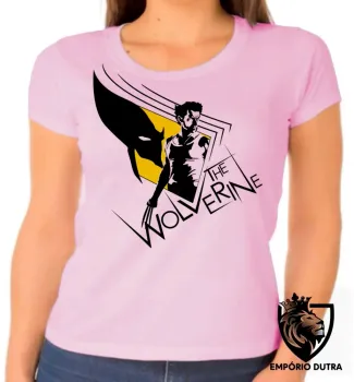 Baby look blusa feminina The Wolverine logan marvel x men herói