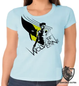 Baby look blusa feminina The Wolverine logan marvel x men herói - Foto 2