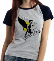 Baby look blusa feminina The Wolverine logan marvel x men herói - Foto 4