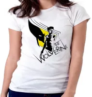 Baby look blusa feminina The Wolverine logan marvel x men herói - Foto 6