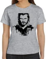 Baby look blusa feminina Thor Vingadores avengers marvel herói top - Foto 2