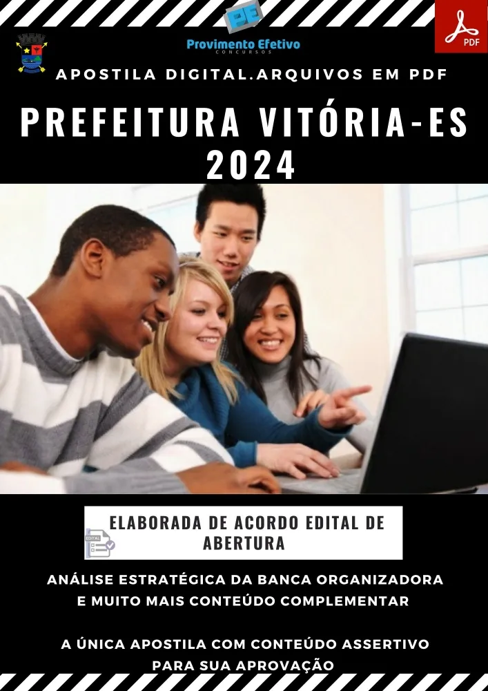 Apostila Pref Vitória ES Guarda Municipal 2024 Imagem