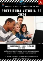 Apostila Pref Vitória ES Guarda Municipal 2024