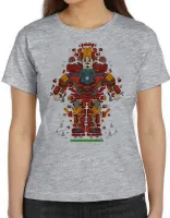 Baby look blusa feminina Tony stark peças homem ferro iron man - Foto 5