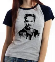 Baby look blusa feminina Tony Stark Vingadores marvel foto - Foto 4