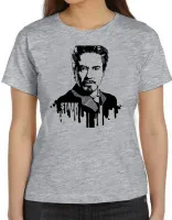Baby look blusa feminina Tony Stark Vingadores marvel foto - Foto 5