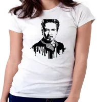 Baby look blusa feminina Tony Stark Vingadores marvel foto - Foto 6