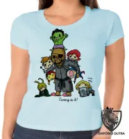 Baby look blusa feminina Vingadores crianças baby herois - Foto 2