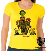 Baby look blusa feminina Vingadores crianças baby herois - Foto 3