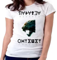 Baby look blusa feminina wakanda forever pantera negra black panther - Foto 6