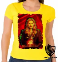 Baby look blusa feminina wanda vingadores Feiticeira Escarlate - Foto 3