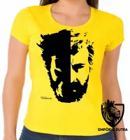 Baby look blusa feminina Wolverine X men face - Foto 2