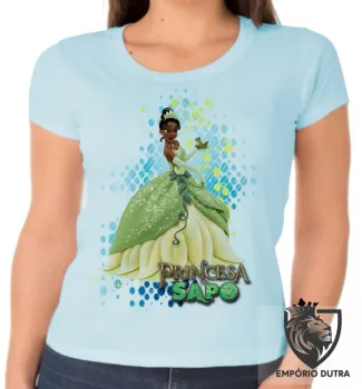 Baby look blusa feminina A Princesa e o Sapo - Foto 2