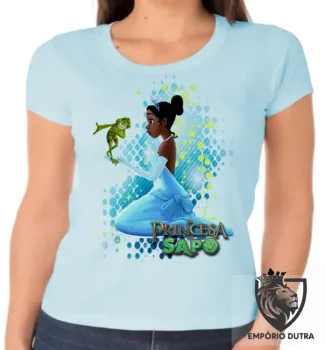 Baby look blusa feminina A princesa e o Sapo vestido - Foto 2
