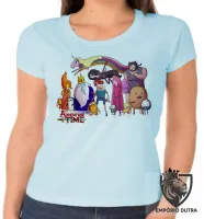 Baby look blusa feminina adventure time todos personagens - Foto 6