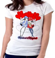 Baby look blusa feminina Apenas um show Mordecai e Margaret - Foto 4