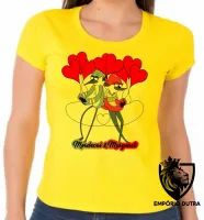 Baby look blusa feminina Apenas um show Mordecai e Margaret - Foto 5